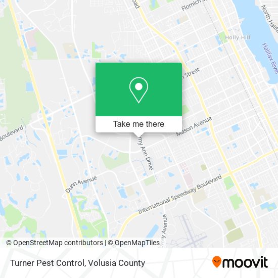 Turner Pest Control map