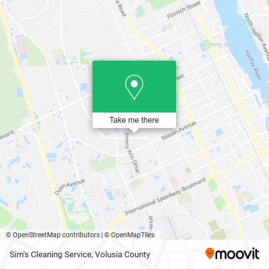 Mapa de Sim's Cleaning Service