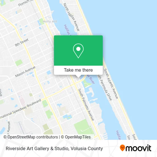 Riverside Art Gallery & Studio map