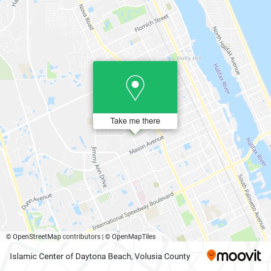 Mapa de Islamic Center of Daytona Beach