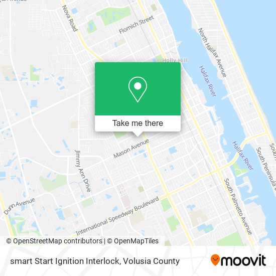 Mapa de smart Start Ignition Interlock