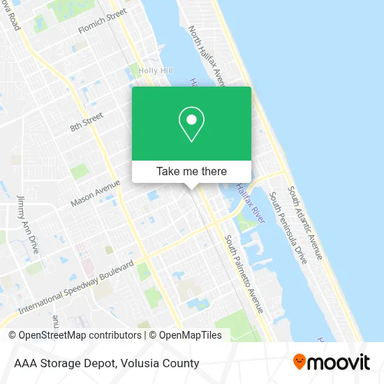 AAA Storage Depot map