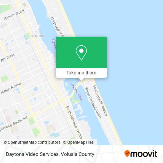 Mapa de Daytona Video Services