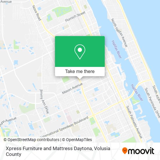 Mapa de Xpress Furniture and Mattress Daytona