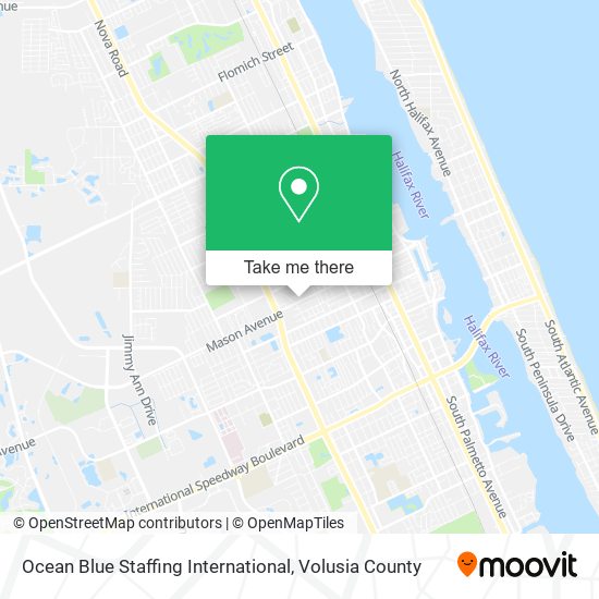 Mapa de Ocean Blue Staffing International
