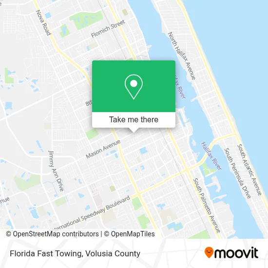 Florida Fast Towing map