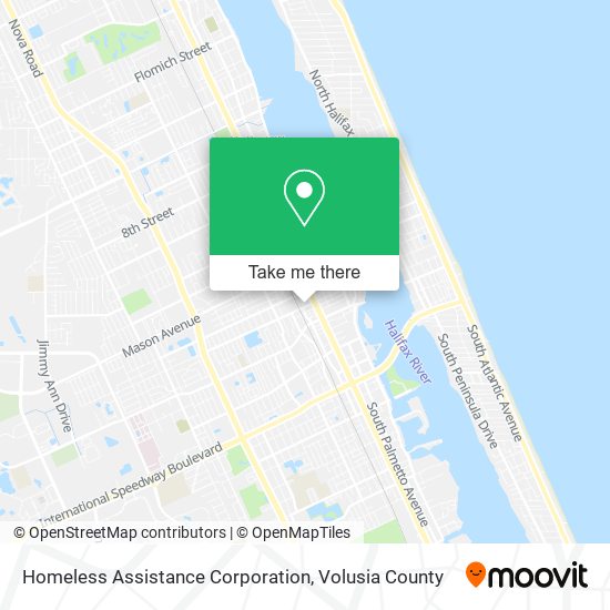 Homeless Assistance Corporation map