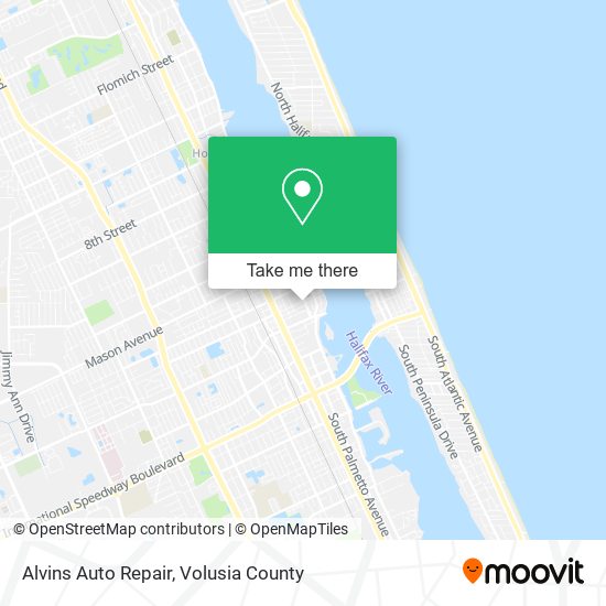 Mapa de Alvins Auto Repair