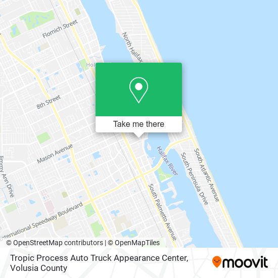 Mapa de Tropic Process Auto Truck Appearance Center