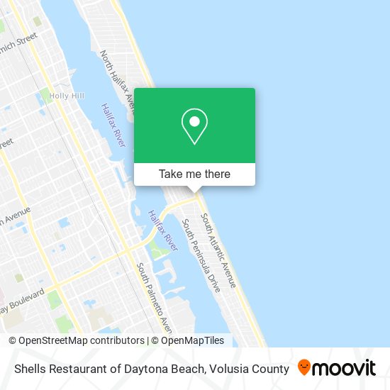 Mapa de Shells Restaurant of Daytona Beach