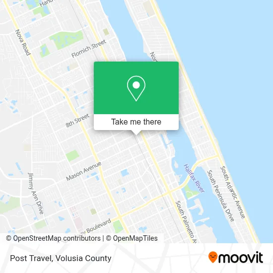 Post Travel map
