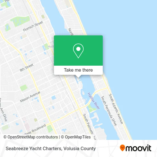 Seabreeze Yacht Charters map