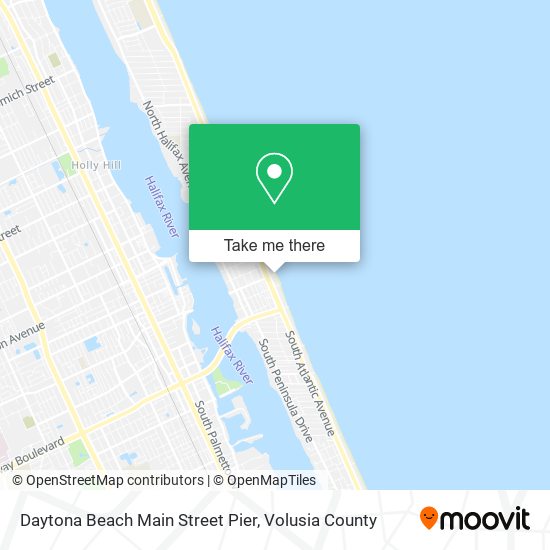 Mapa de Daytona Beach Main Street Pier