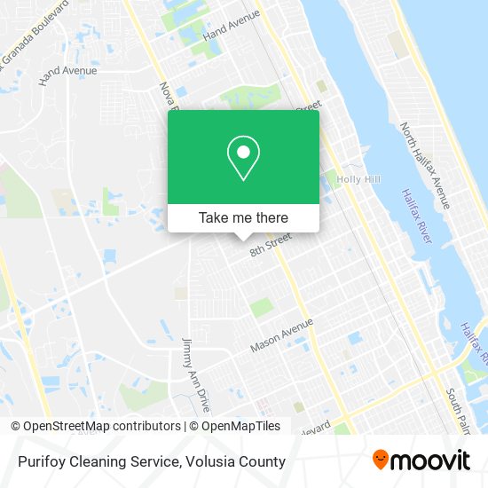 Purifoy Cleaning Service map