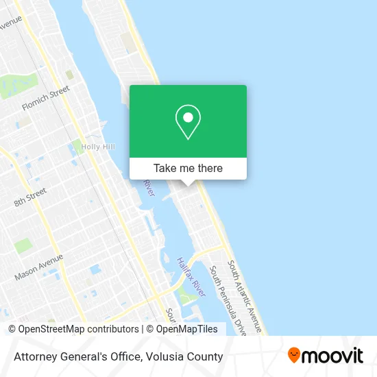 Attorney General's Office map