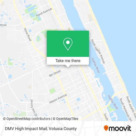 Mapa de DMV High Impact Mail