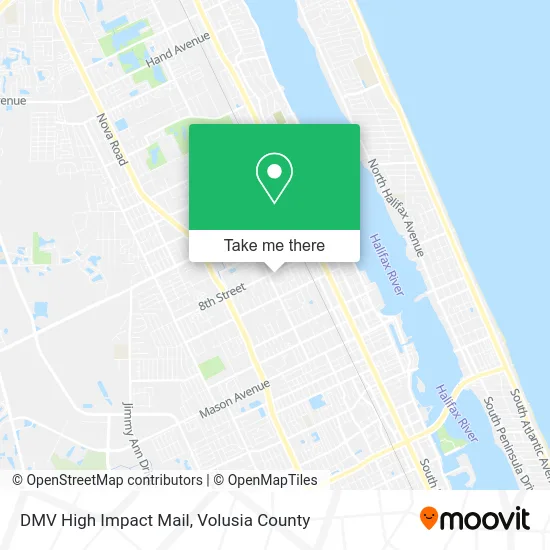 DMV High Impact Mail map