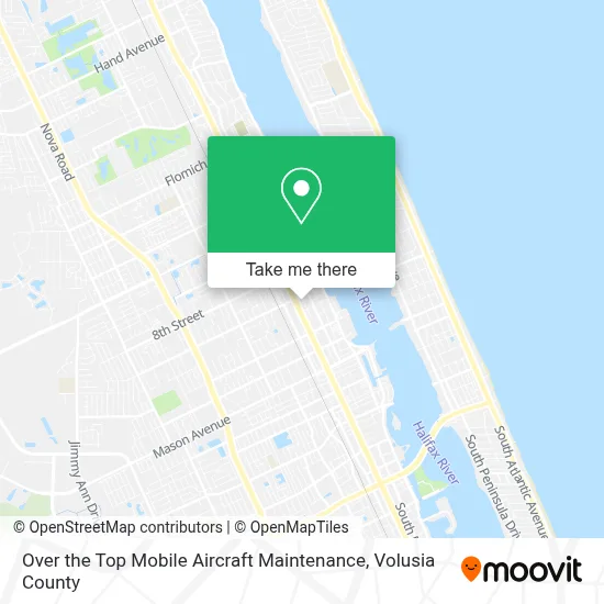 Over the Top Mobile Aircraft Maintenance map