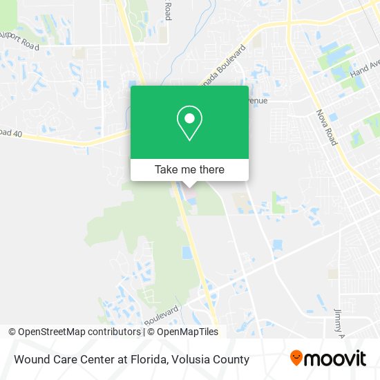 Mapa de Wound Care Center at Florida