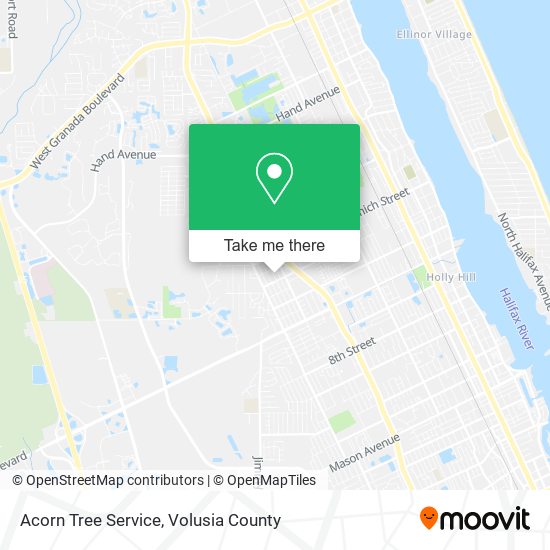 Acorn Tree Service map