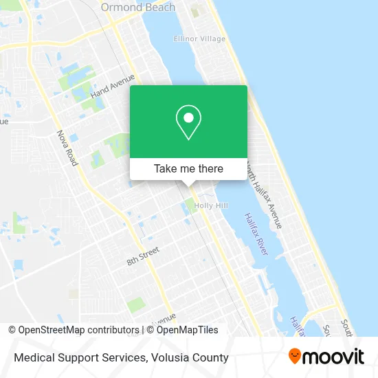 Medical Support Services map