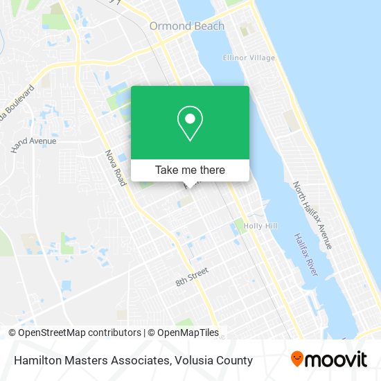 Hamilton Masters Associates map