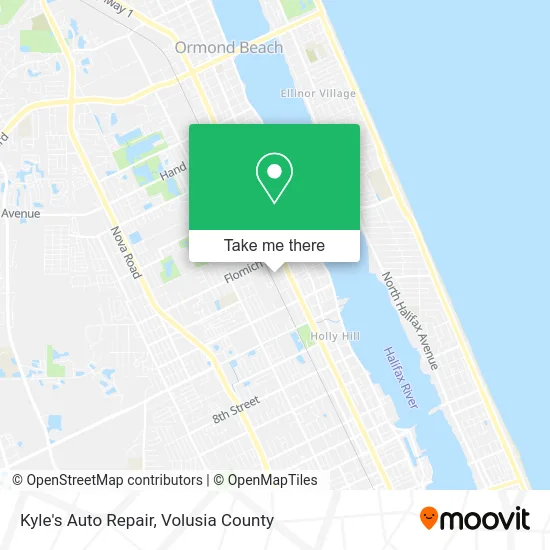 Kyle's Auto Repair map