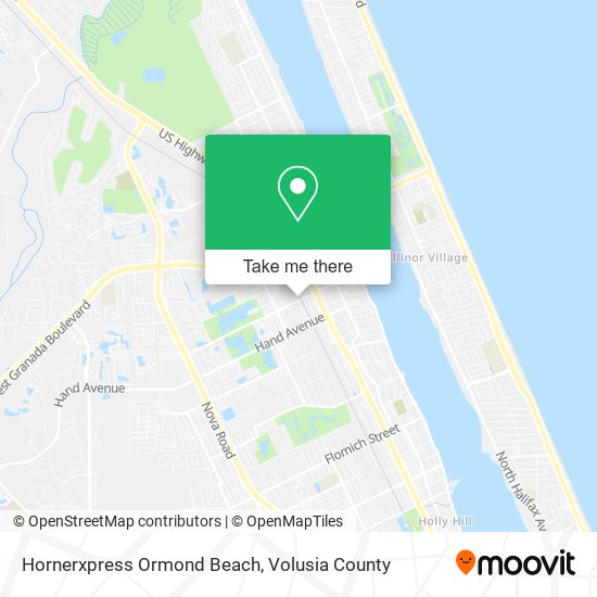 Hornerxpress Ormond Beach map