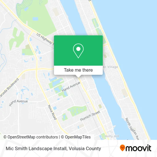 Mic Smith Landscape Install map