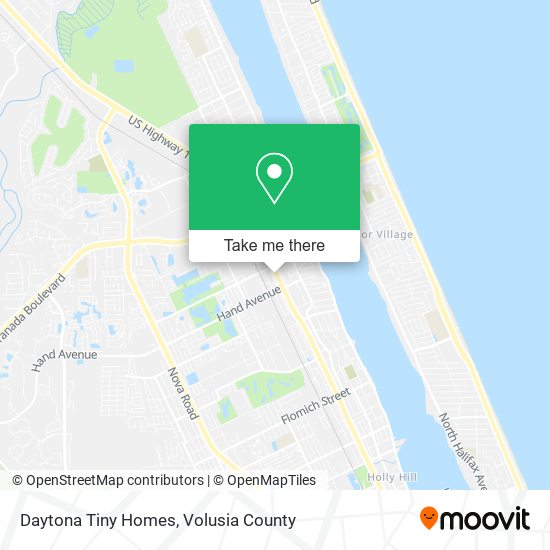 Mapa de Daytona Tiny Homes