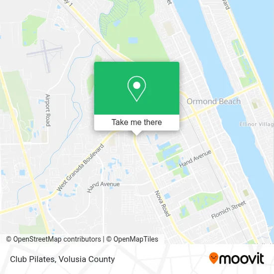 Club Pilates map