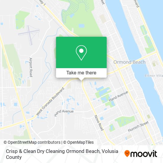 Mapa de Crisp & Clean Dry Cleaning Ormond Beach