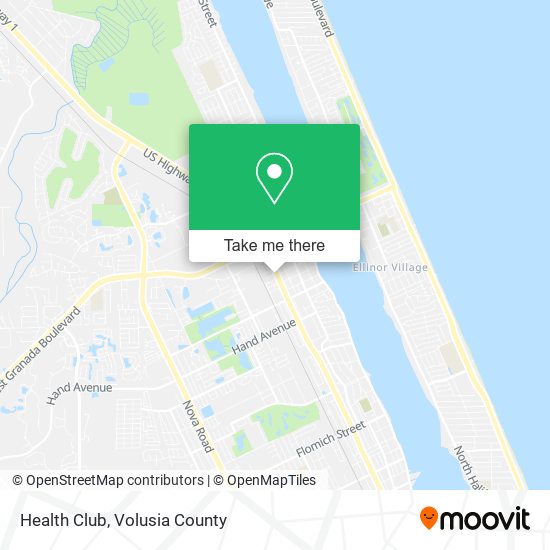 Mapa de Health Club
