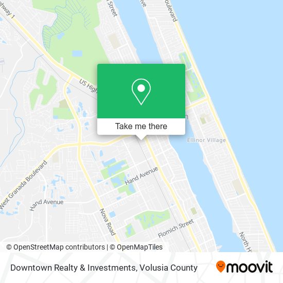 Downtown Realty & Investments map
