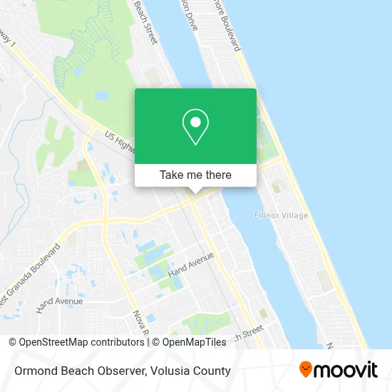 Ormond Beach Observer map