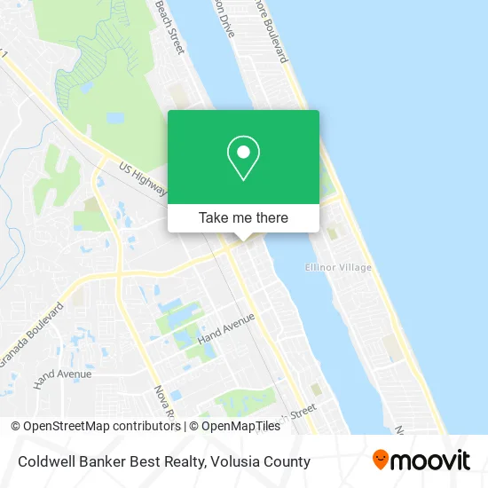 Coldwell Banker Best Realty map