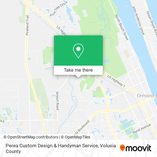 Perea Custom Design & Handyman Service map