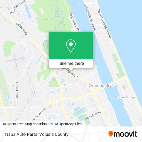 Napa Auto Parts map