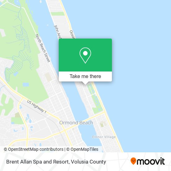 Brent Allan Spa and Resort map