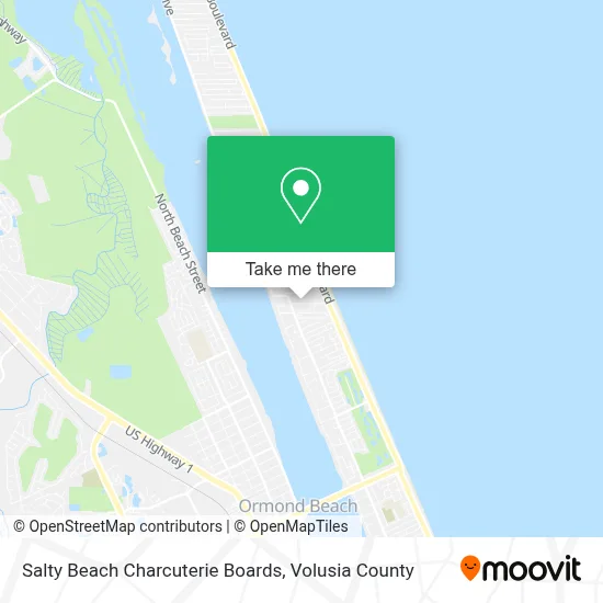 Salty Beach Charcuterie Boards map