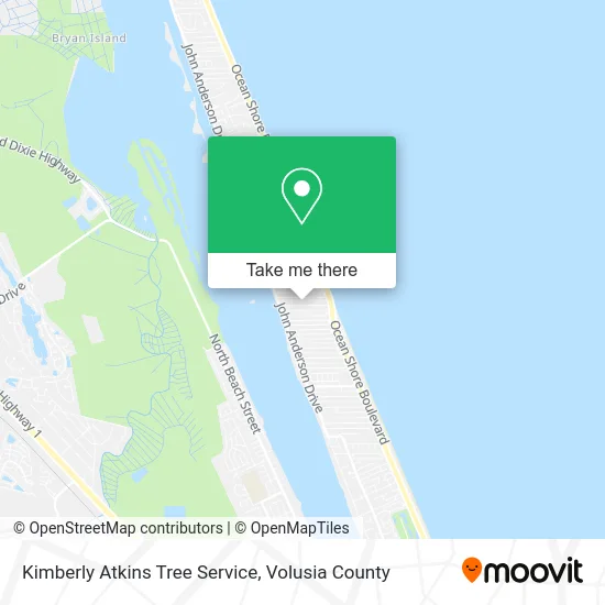 Kimberly Atkins Tree Service map