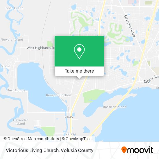 Victorious Living Church map