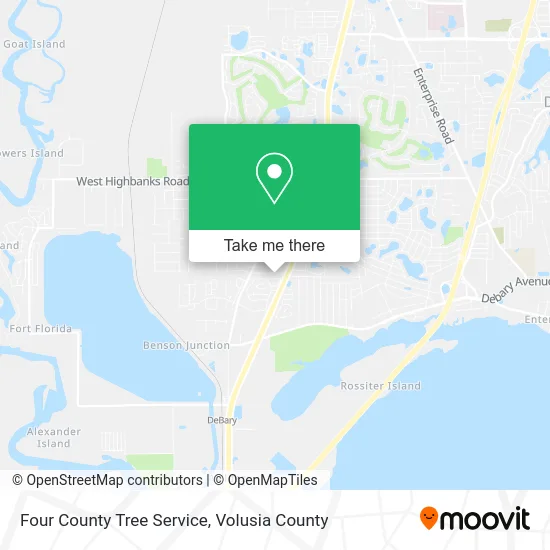 Four County Tree Service map