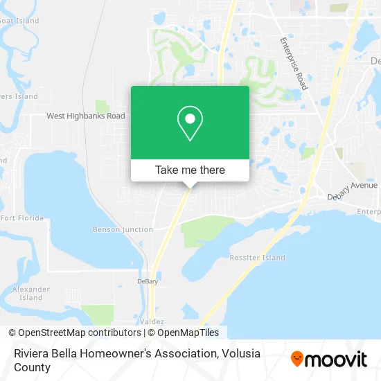 Riviera Bella Homeowner's Association map