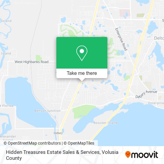 Hidden Treasures Estate Sales & Services map