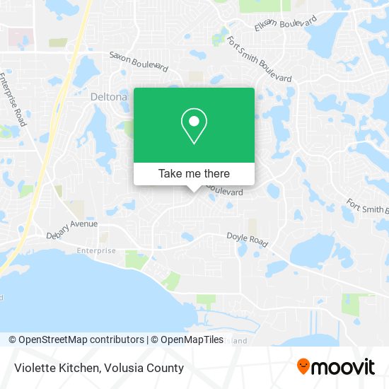 Violette Kitchen map