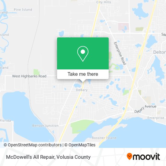 Mapa de McDowell's All Repair