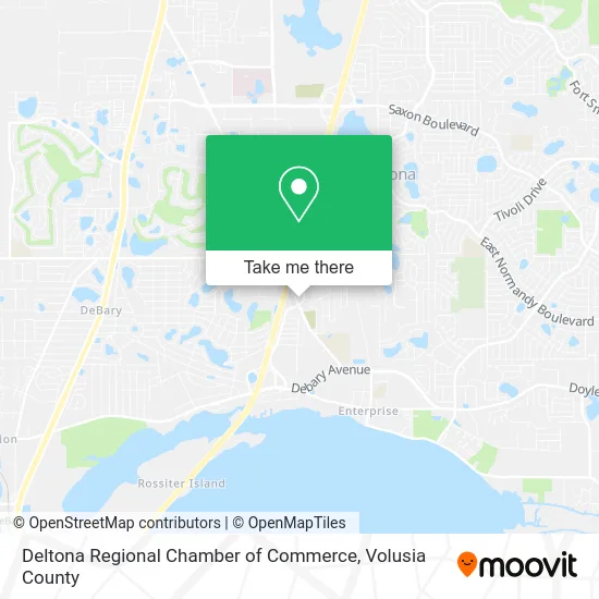 Deltona Regional Chamber of Commerce map