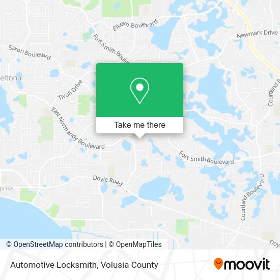 Automotive Locksmith map