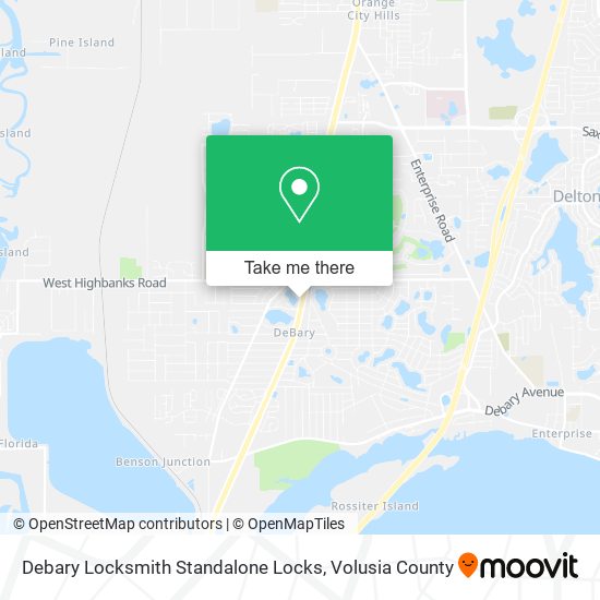 Mapa de Debary Locksmith Standalone Locks